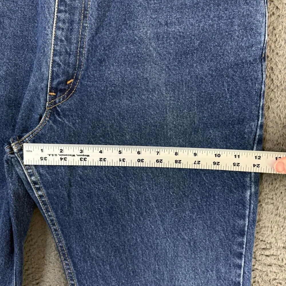 Vtg Levis 517 Bootcut Jeans Mens 38x36 (Fits 36x30) Blue Denim Made in USA